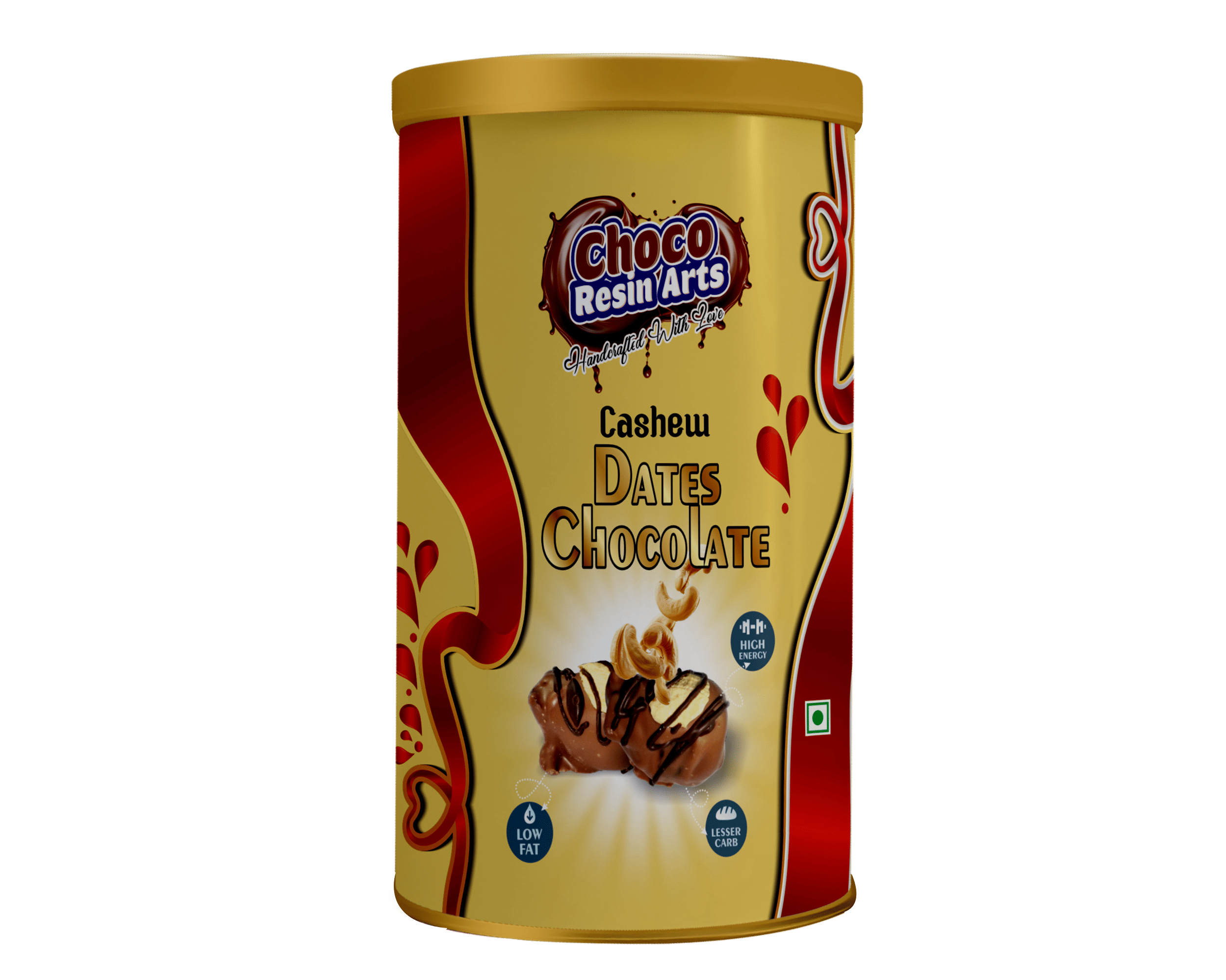 CASHEW DATES CHOCOLATE FRONT Cashew Dates Chocolate - Image 1
