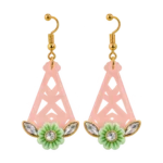Resin Floral Earrings