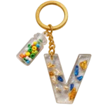 Resin Transparent Rectangular Keychain