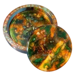 Botanical Resin Coaster Set of 4